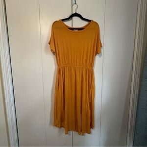 Golden Stretchy Dress